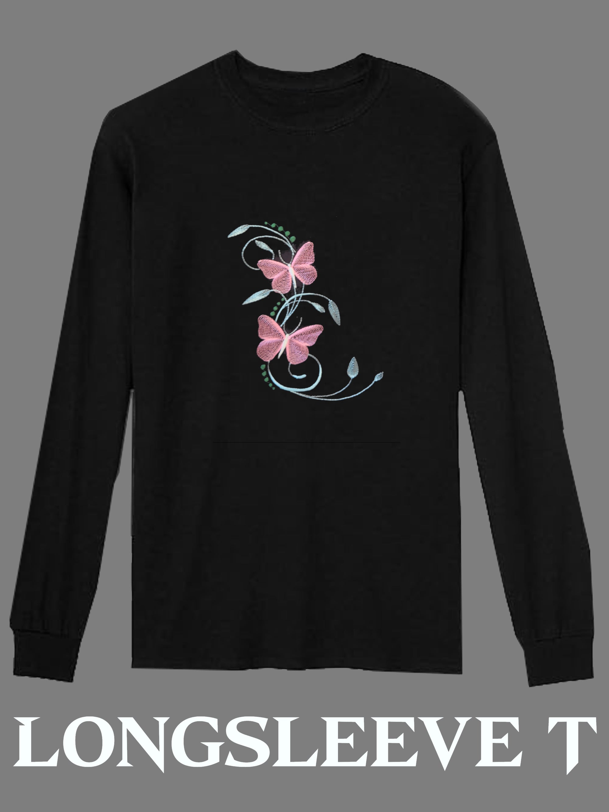Dual Butterflies- Longsleeve T