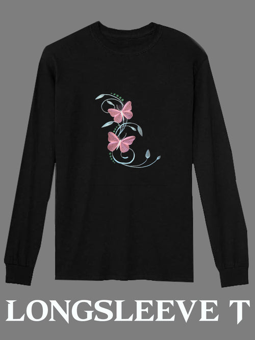 Dual Butterflies- Longsleeve T