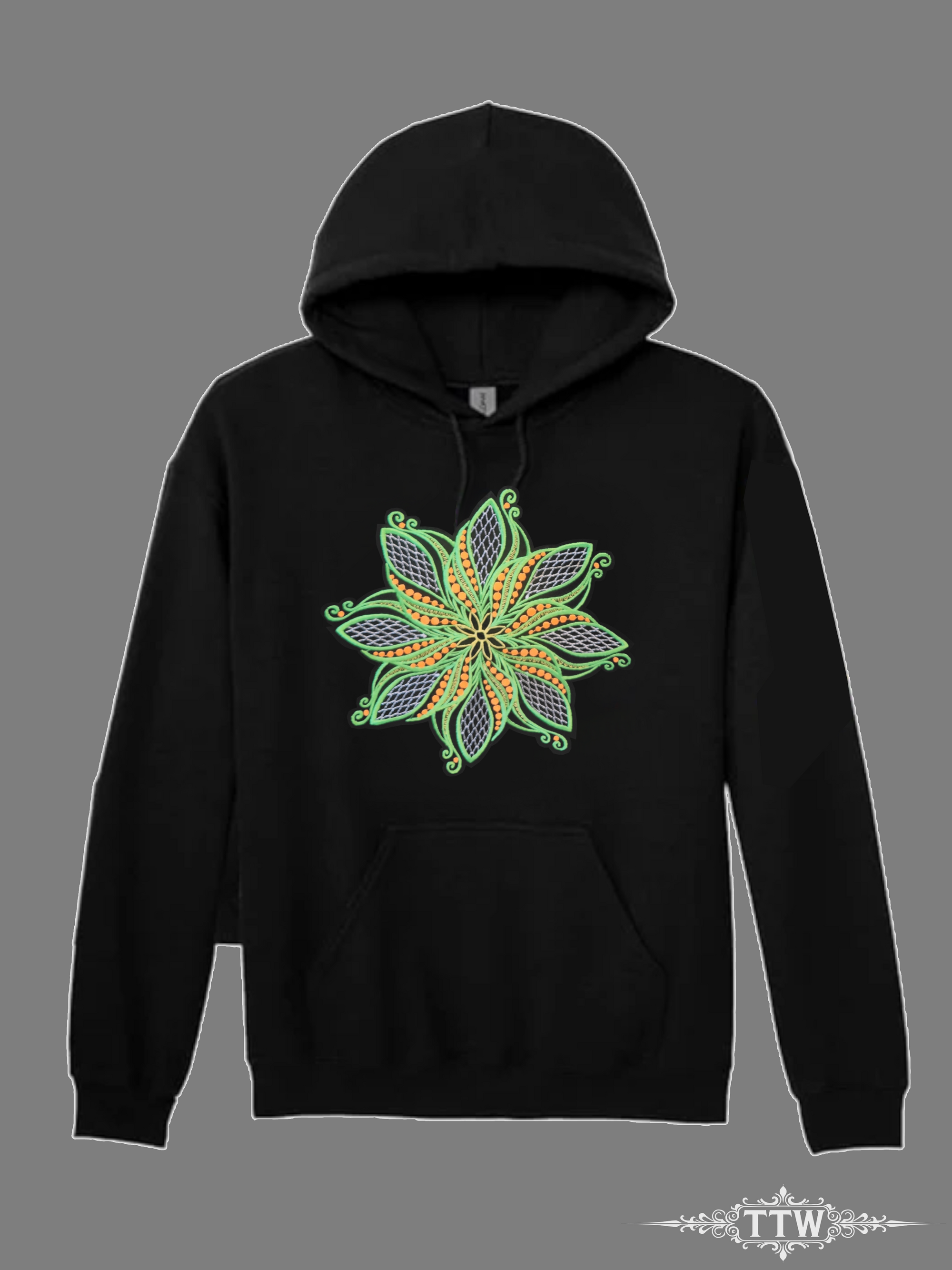 Green Spiral Hoodie