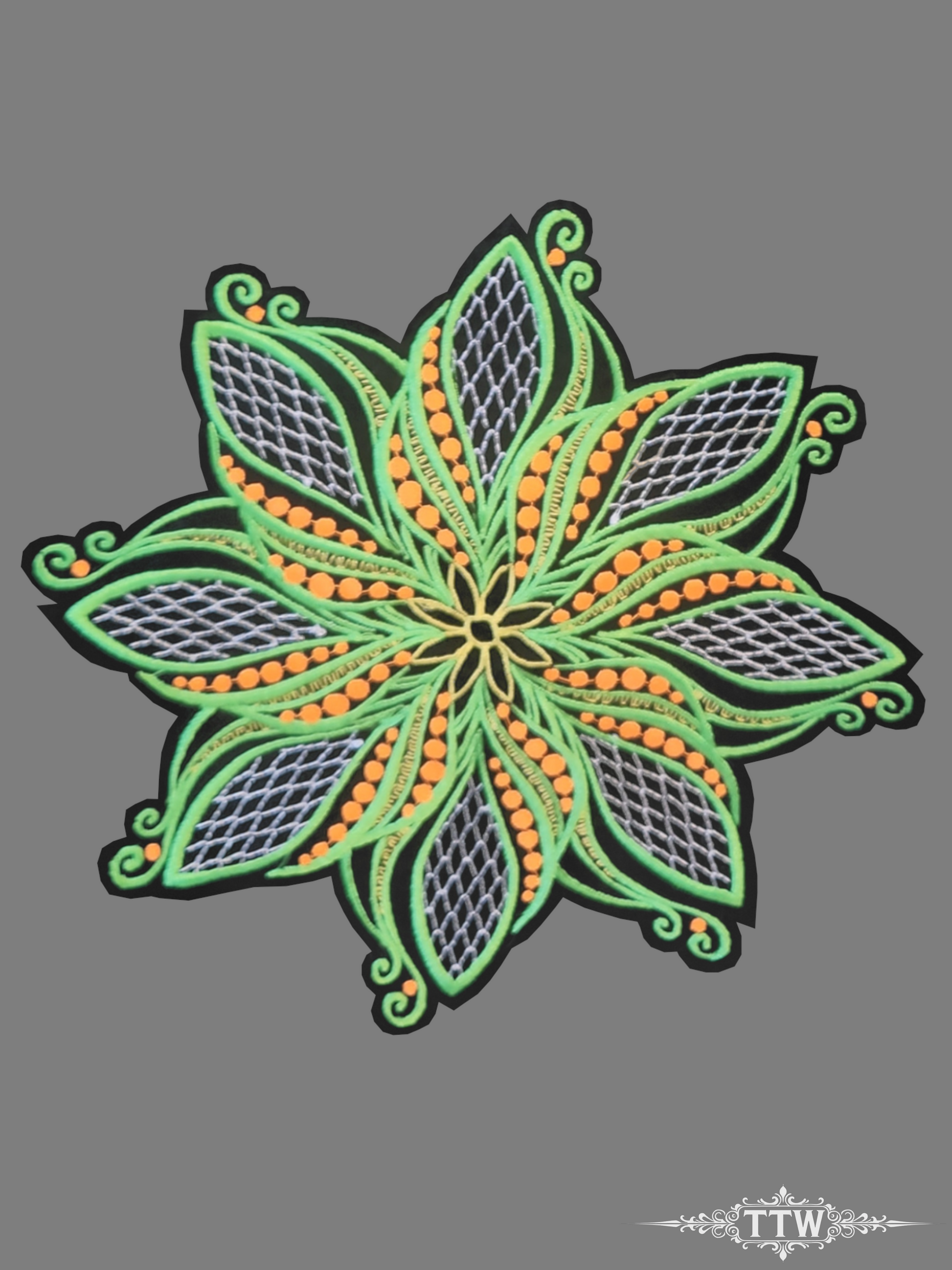 Green Spiral Patch