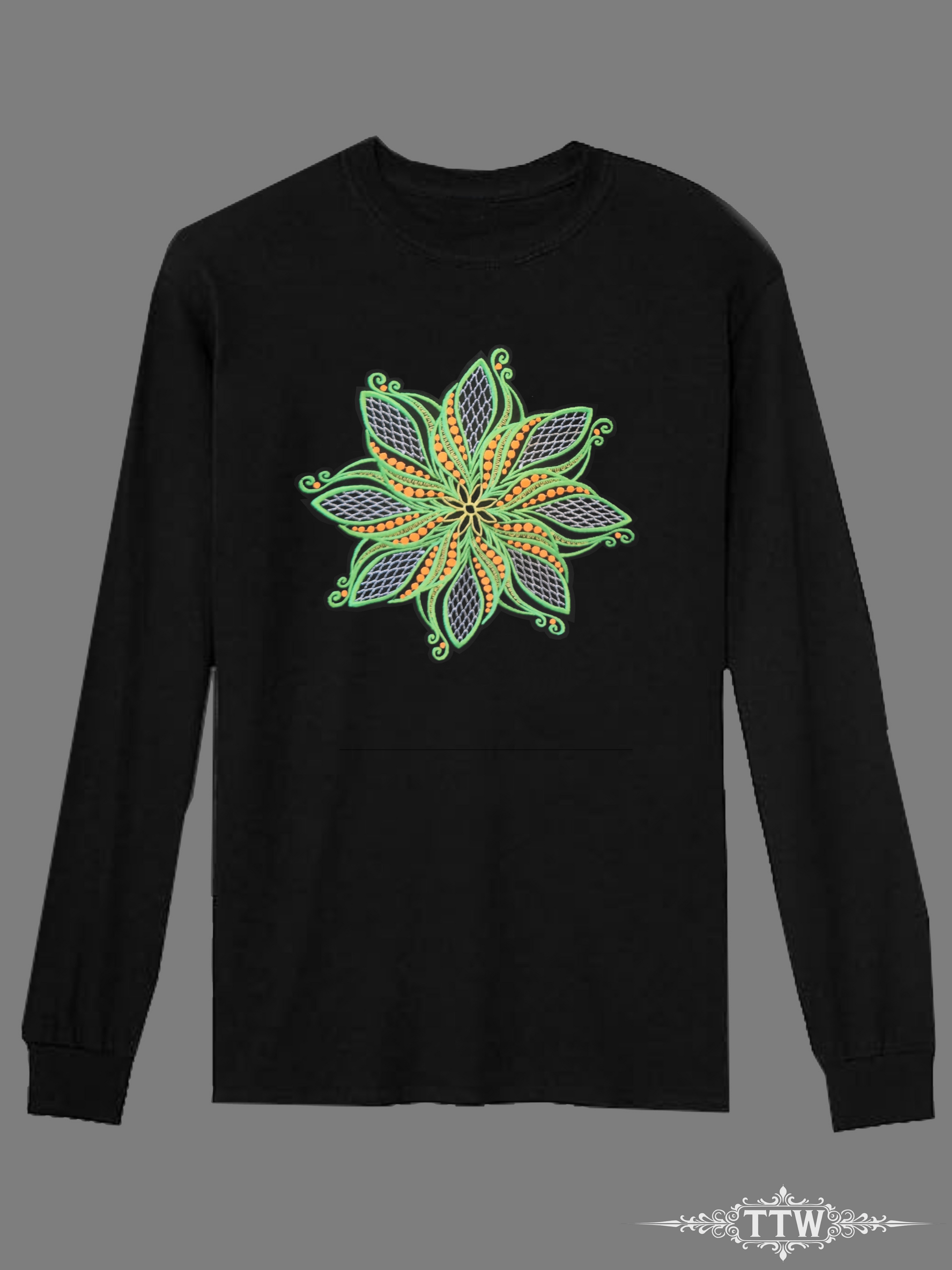Green Spiral Longsleeve T