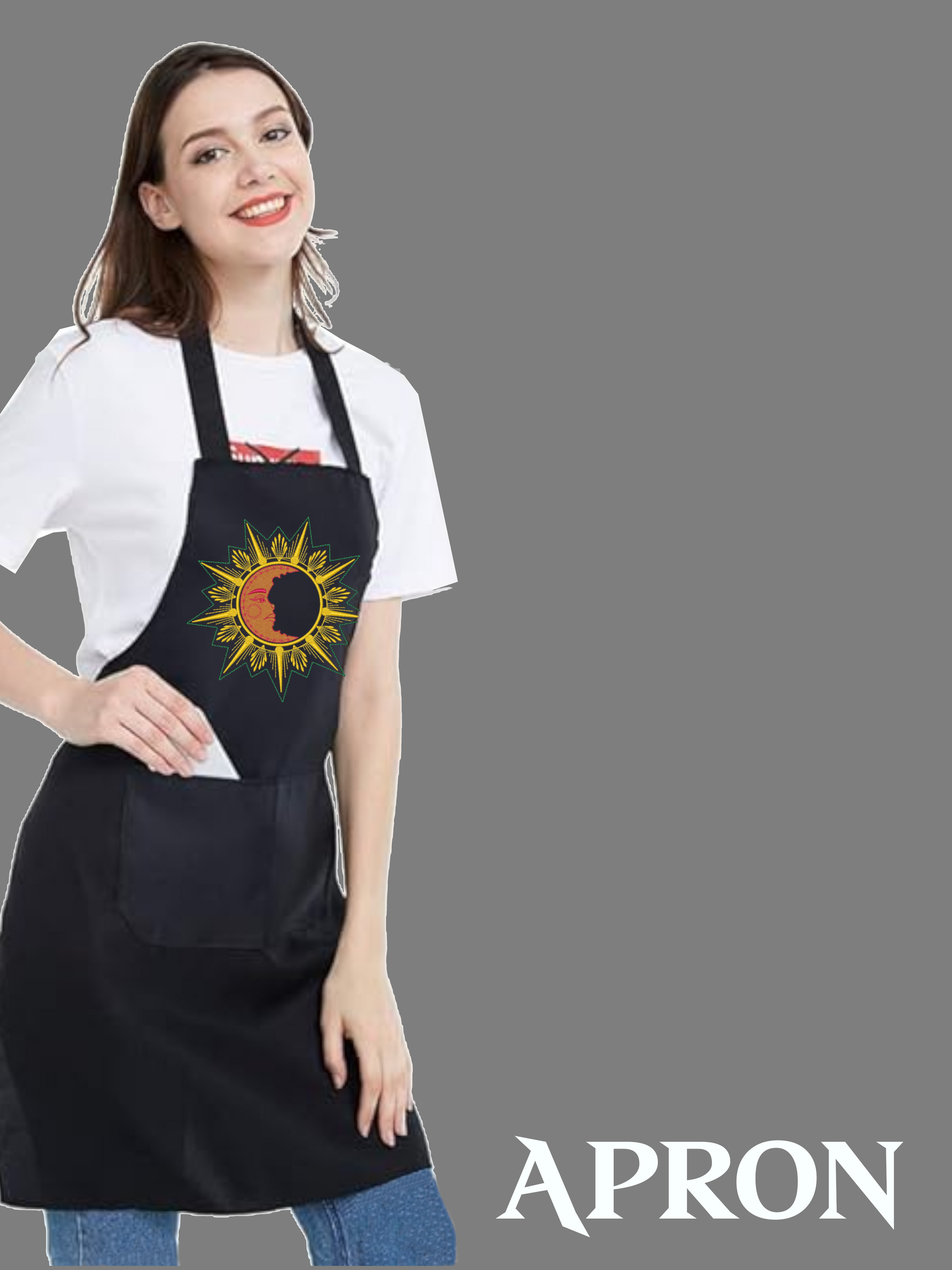 Man in the Moon Apron