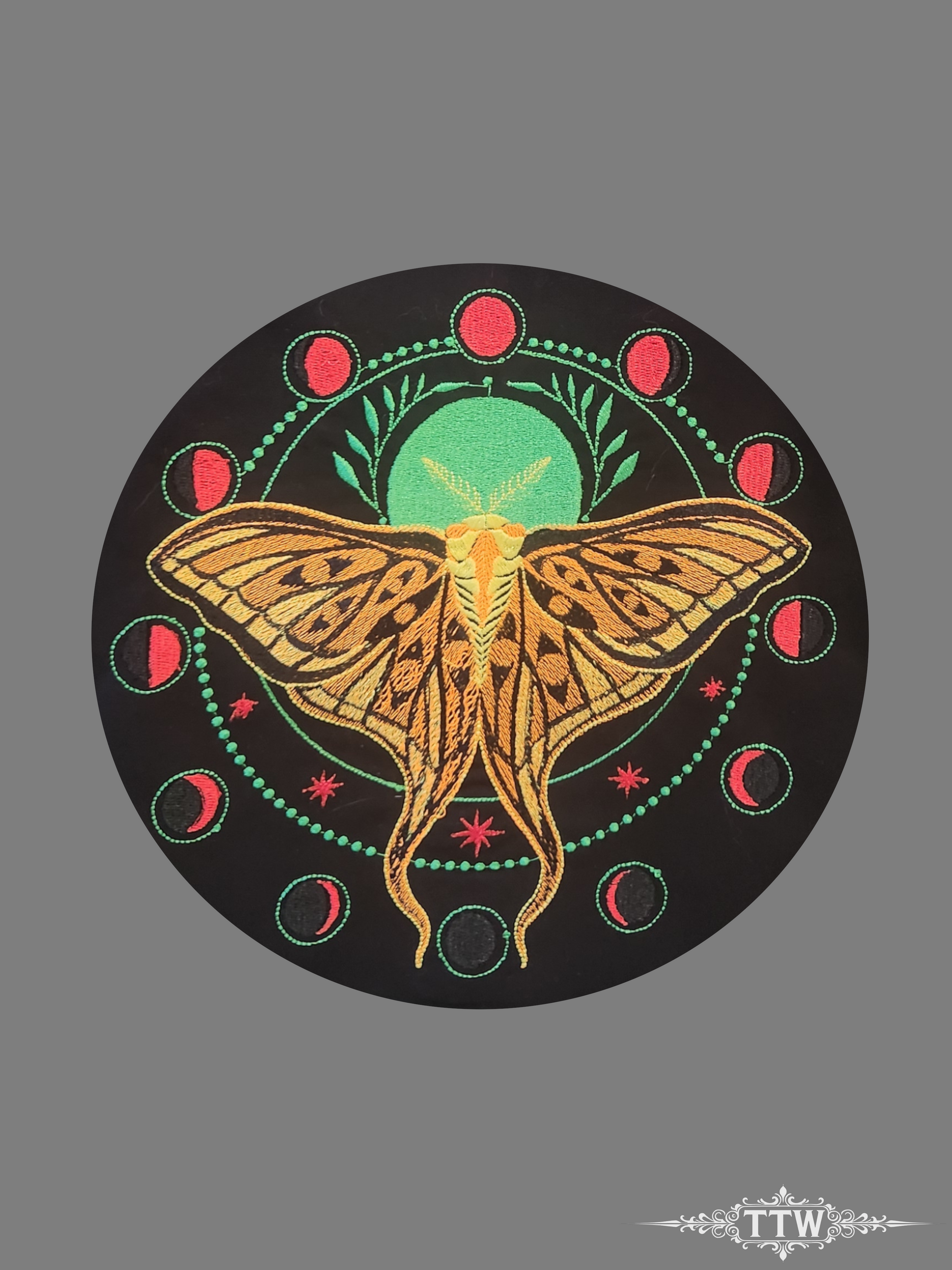 Moth Moon Patch