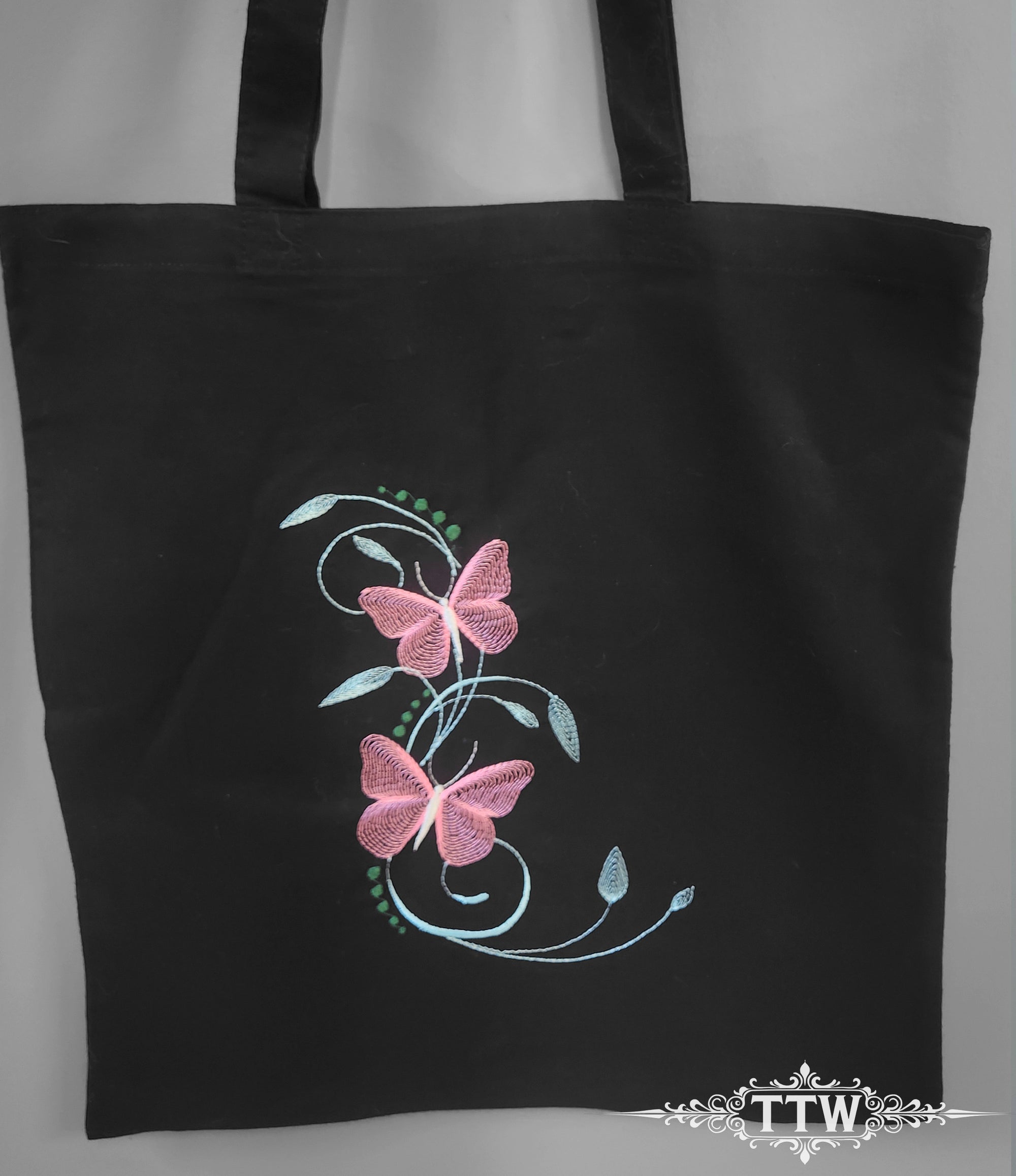Dual Butterflies- Tote Bag