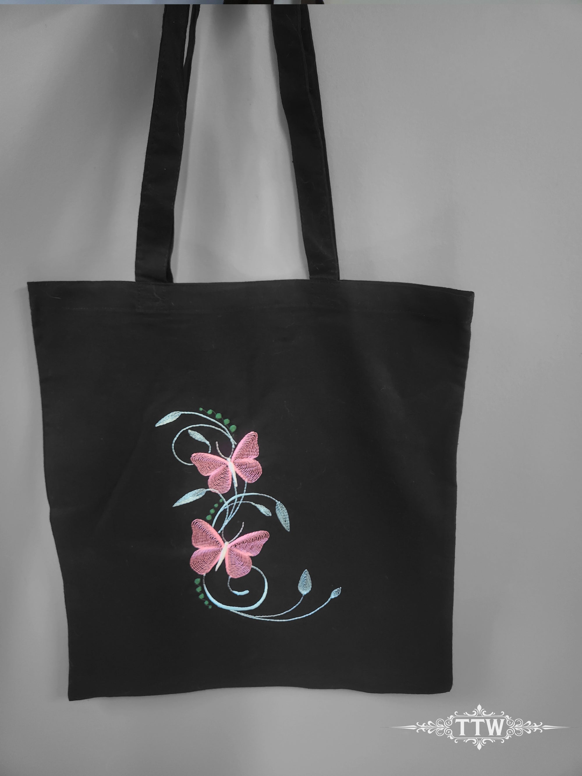 Dual Butterflies- Tote Bag