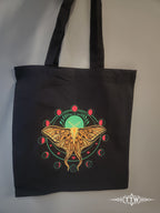 Moth Moon Cycle Tote Bag